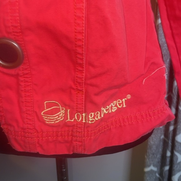 Longaberger 100% cotton grommet jacket - Picture 3 of 9